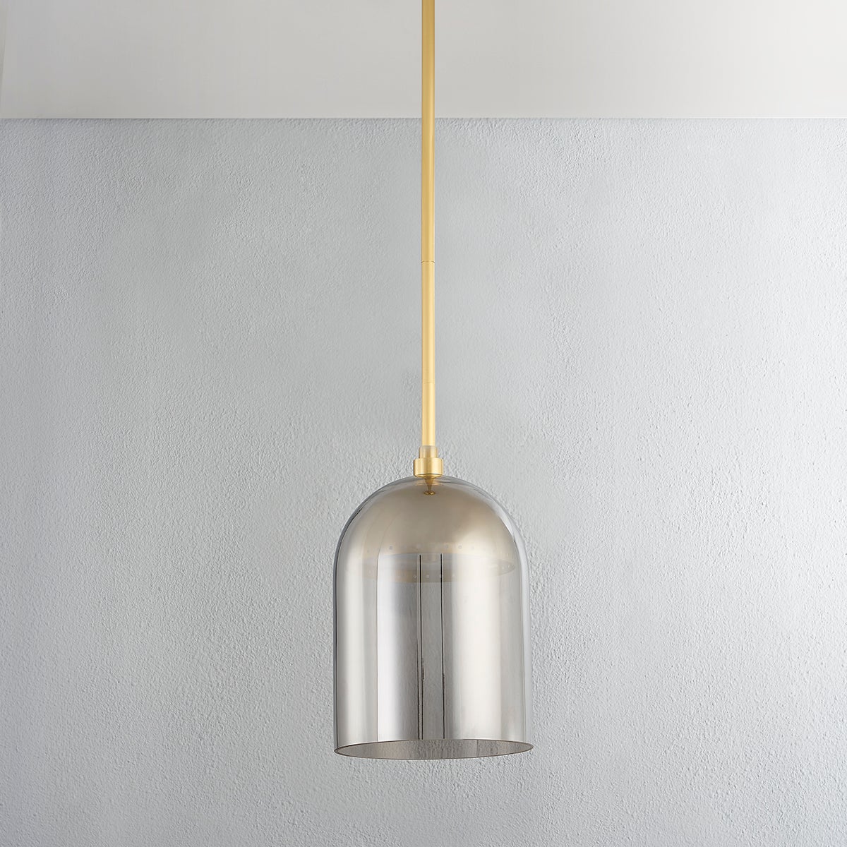 Dorval Pendant 9" in aged brass — a Hudson Valley pendant for kitchens, entries, and dining rooms at Laurie Yapp Home.