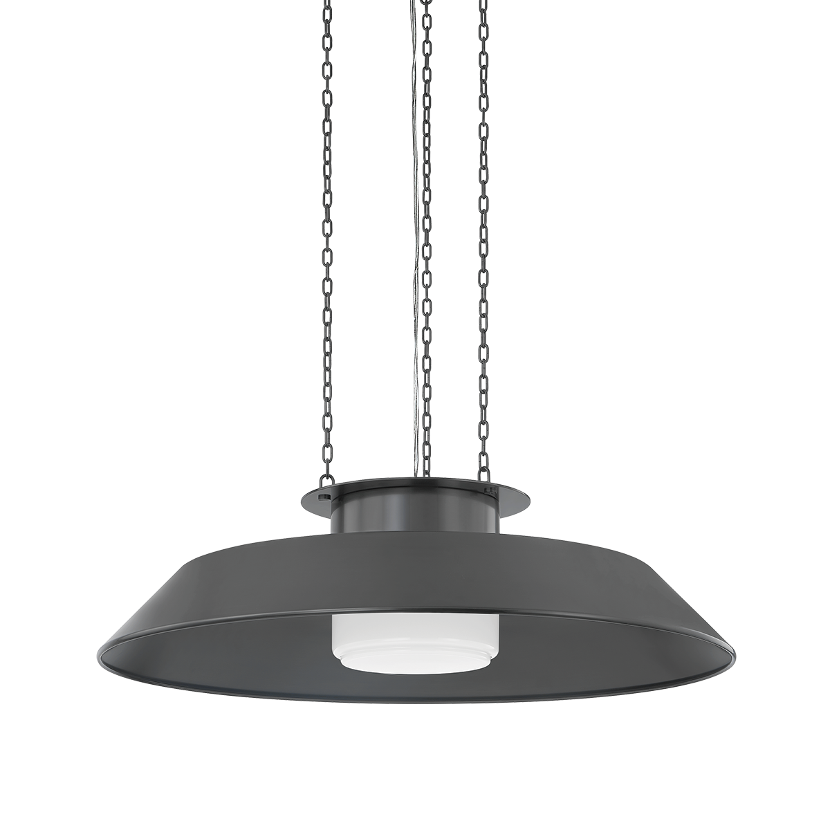 Woodrow Pendant 32" in aged brass — a Hudson Valley pendant for kitchens, entries, and dining rooms at Laurie Yapp Home.