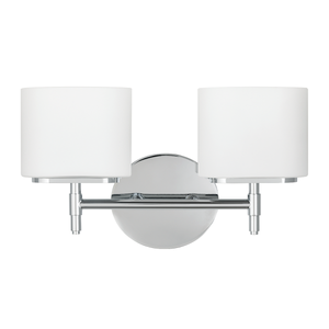 Trinity Bath And Vanity 13.75" in polished chrome — a Hudson Valley bath and vanity for bathrooms and powder rooms at Laurie Yapp Home.