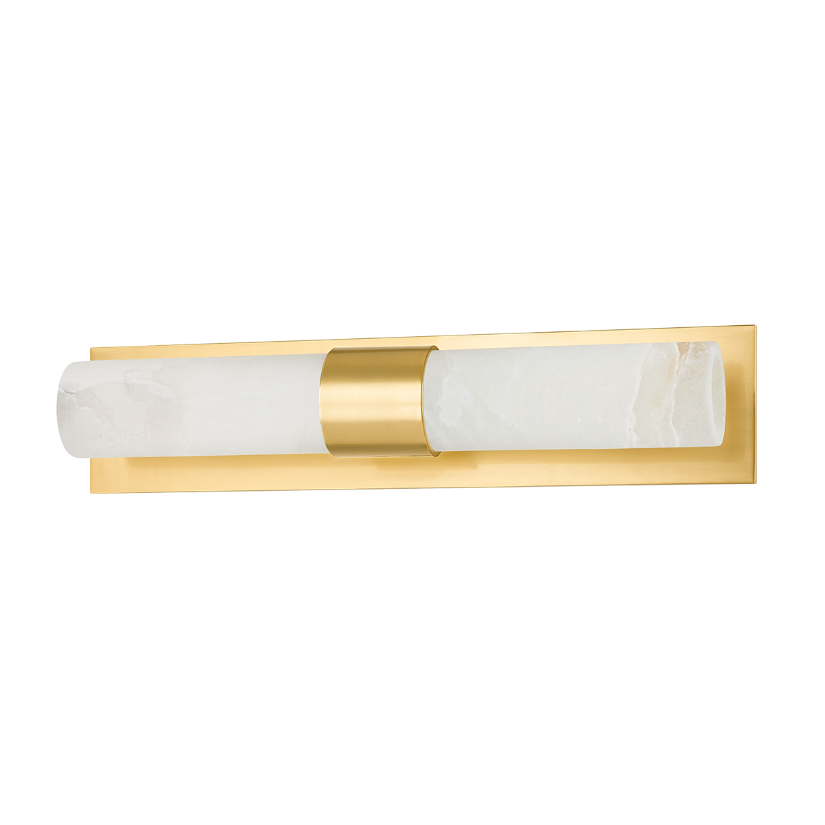 Stowe Wall Sconce in aged brass — a Hudson Valley wall sconce for bathrooms, hallways, and living rooms at Laurie Yapp Home.