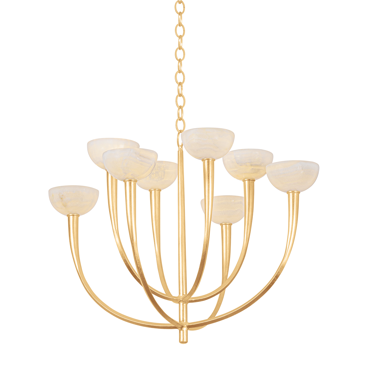 Maywood Chandelier 33.5" — a Hudson Valley chandelier for dining rooms, entries, and living rooms at Laurie Yapp Home.