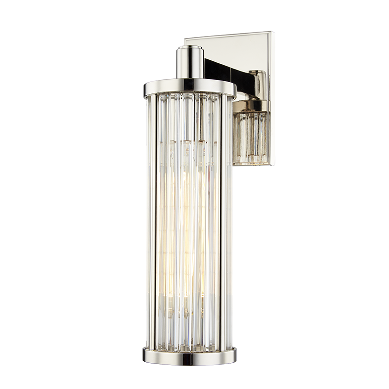 Marley Wall Sconce in aged brass — a Hudson Valley wall sconce for bathrooms, hallways, and living rooms at Laurie Yapp Home.