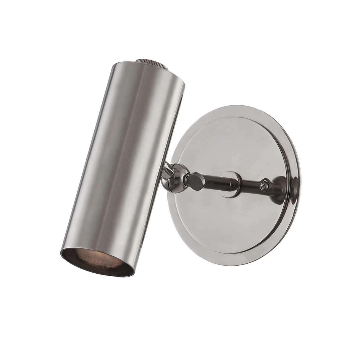 Bushwick Wall Sconce shown from the front to reveal the arm curve and shade silhouette.