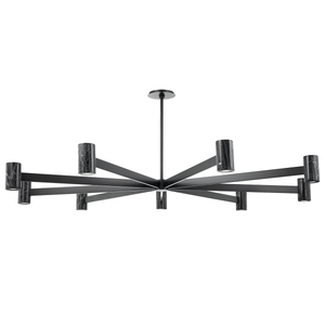 Predock Chandelier 64" — a Hudson Valley chandelier for dining rooms, entries, and living rooms at Laurie Yapp Home.