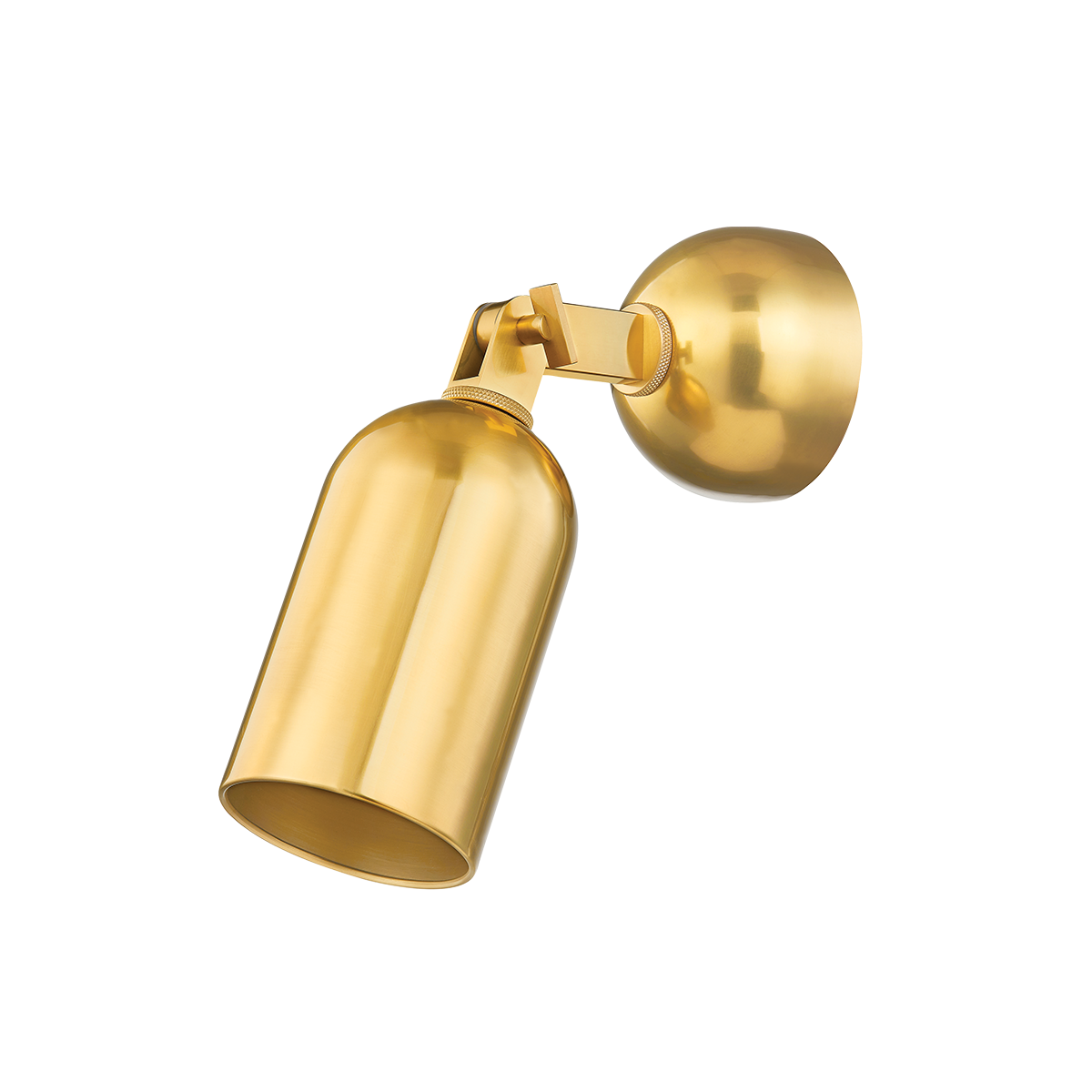Sturbridge Wall Sconce in aged brass — a Hudson Valley wall sconce for bathrooms, hallways, and living rooms at Laurie Yapp Home.