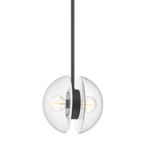 Kert Pendant 11.75" shown from a second angle to highlight the shade shape and metal detail.