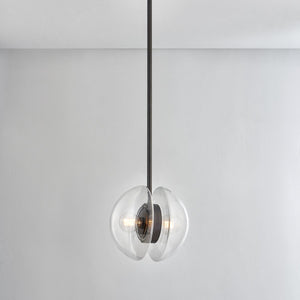 Close-up of the Kert Pendant 11.75" showing the shade shape and metal detail.