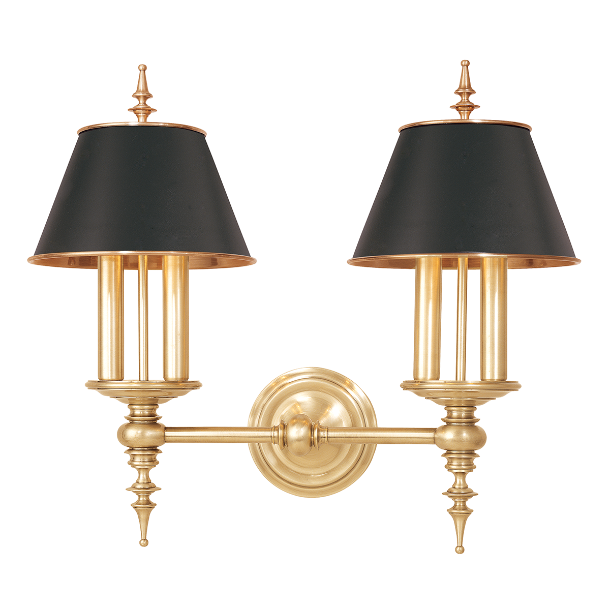 Cheshire Wall Sconce 20.5" in aged brass — a Hudson Valley wall sconce for bathrooms, hallways, and living rooms at Laurie Yapp Home.
