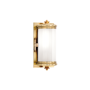 Bristol Bath And Vanity 5" x 10" in aged brass — a Hudson Valley bath and vanity for bathrooms and powder rooms at Laurie Yapp Home.