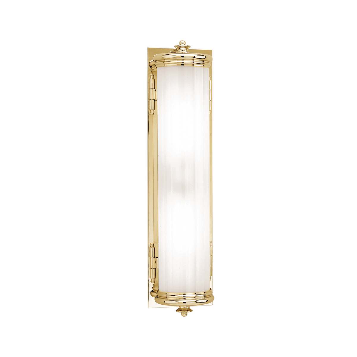 Bristol Bath And Vanity 5" x 20" in aged brass — a Hudson Valley bath and vanity for bathrooms and powder rooms at Laurie Yapp Home.