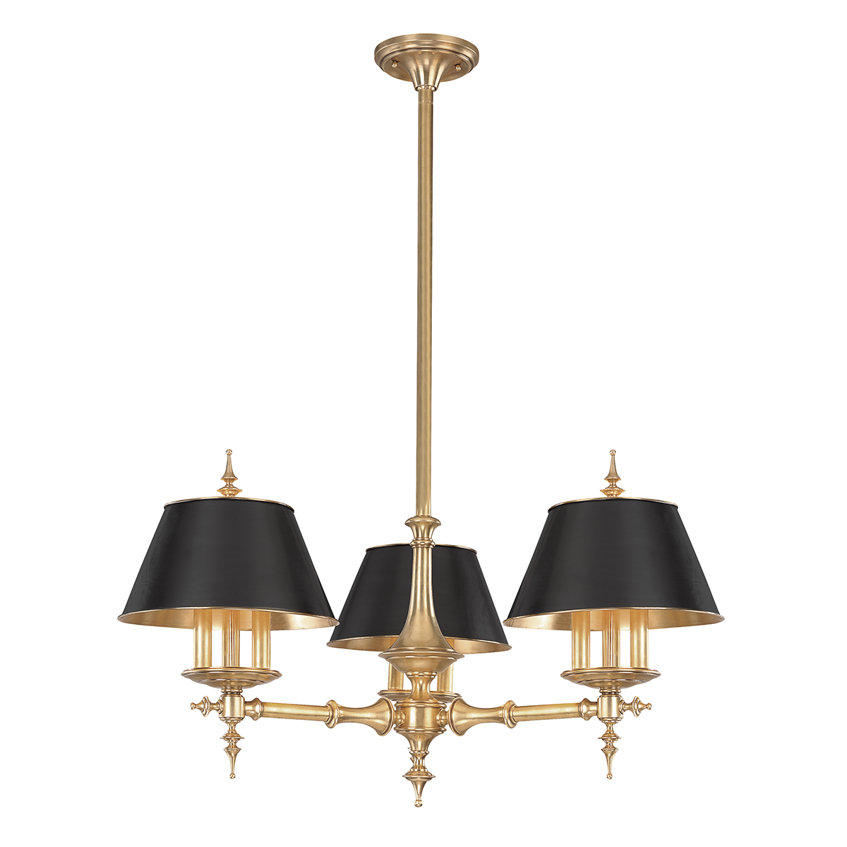 Cheshire Chandelier in aged brass — a Hudson Valley chandelier for dining rooms, entries, and living rooms at Laurie Yapp Home.