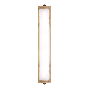 Bristol Bath And Vanity 5" x 30" in aged brass — a Hudson Valley bath and vanity for bathrooms and powder rooms at Laurie Yapp Home.