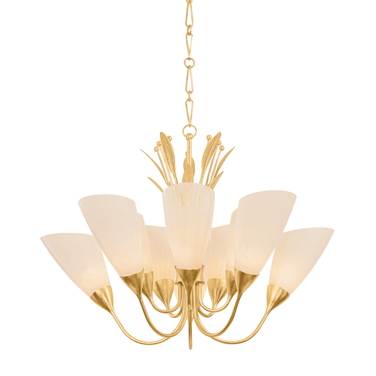 Forest Glen Chandelier 42.25" — a Hudson Valley chandelier for dining rooms, entries, and living rooms at Laurie Yapp Home.
