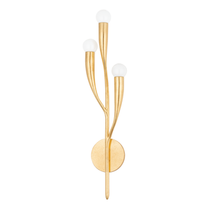 Labra Wall Sconce shown from a second angle to highlight the arm curve and shade silhouette.