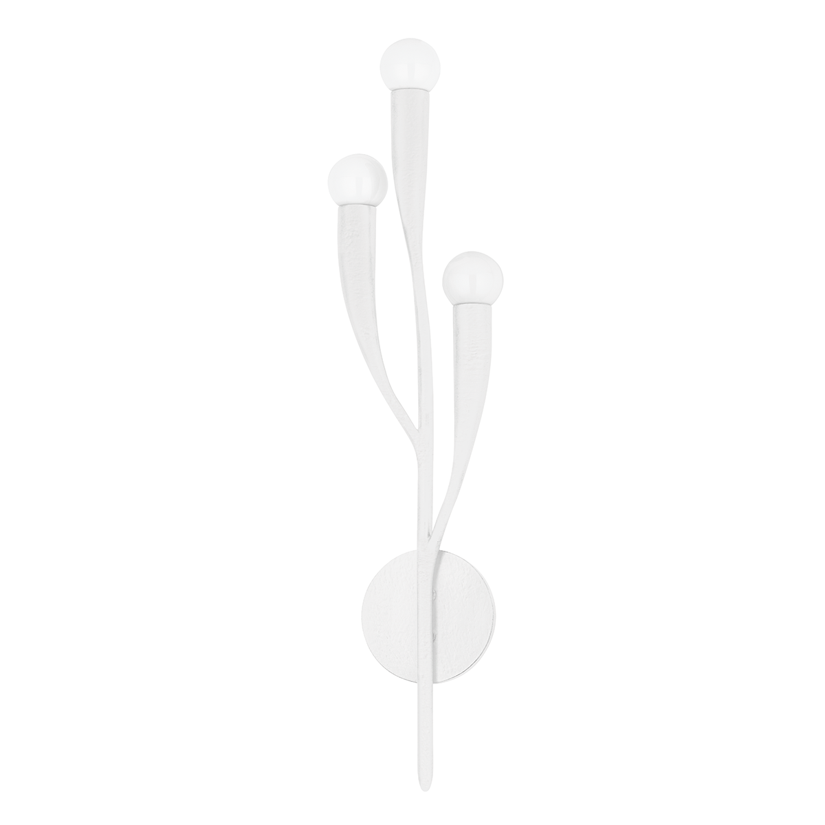Labra Wall Sconce shown from the front to reveal the arm curve and shade silhouette.