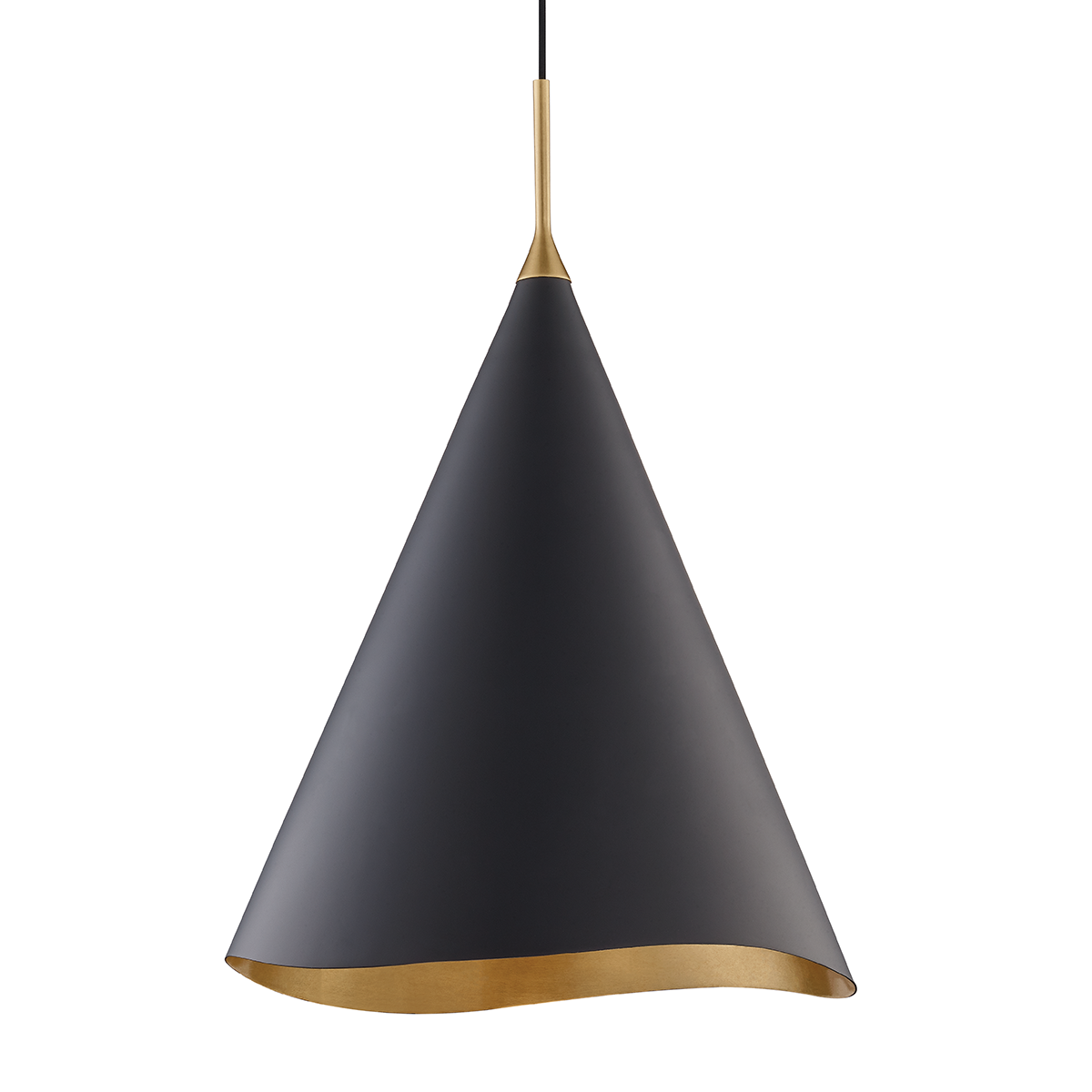 Martini Pendant 18" in black — a Hudson Valley pendant for kitchens, entries, and dining rooms at Laurie Yapp Home.