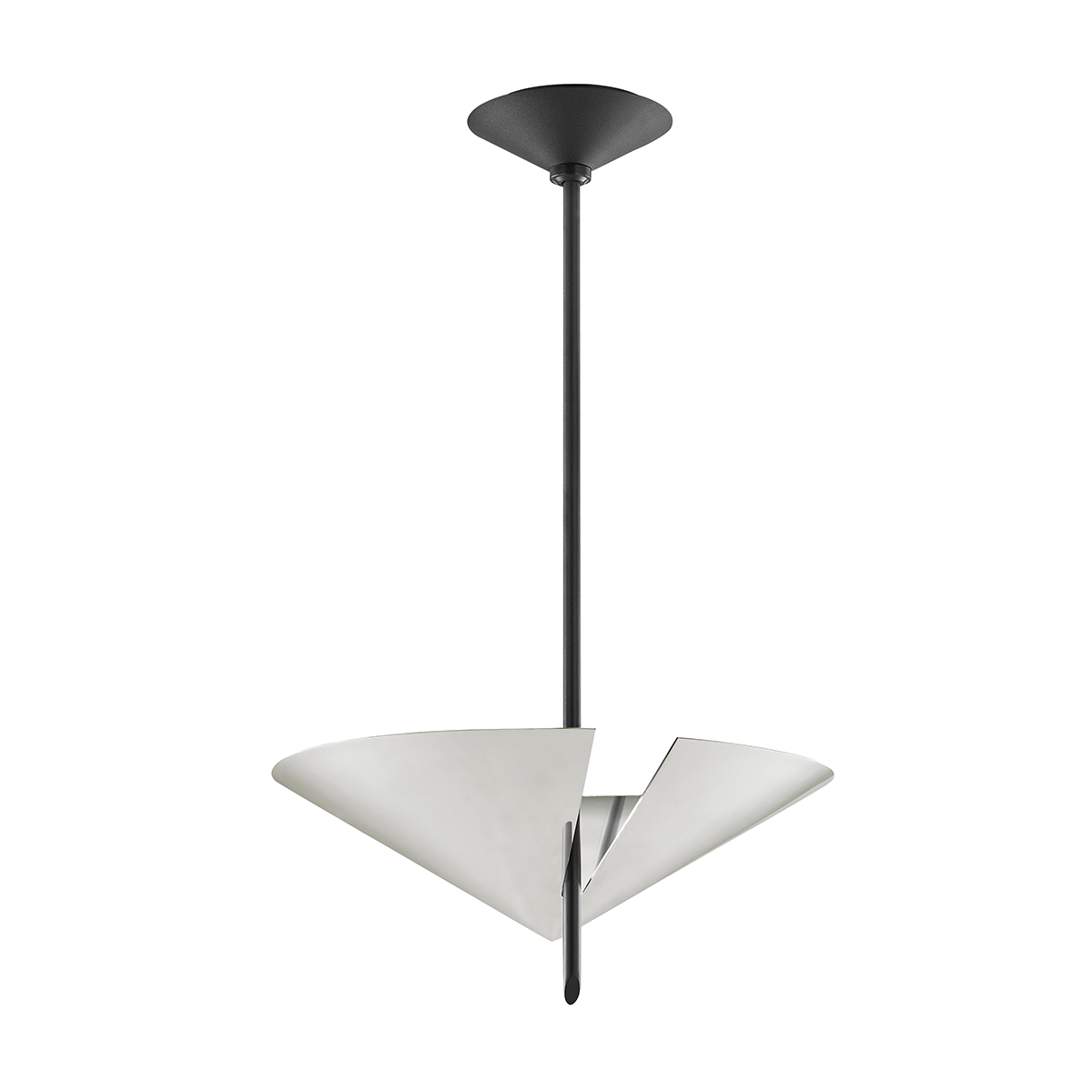 Equilibrium Pendant in polished nickel — a Hudson Valley pendant for kitchens, entries, and dining rooms at Laurie Yapp Home.
