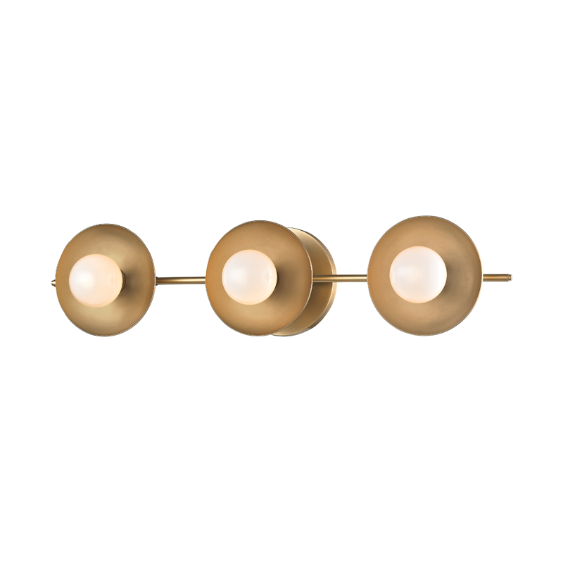 Julien Bath And Vanity 20" in aged brass — a Hudson Valley bath and vanity for bathrooms and powder rooms at Laurie Yapp Home.
