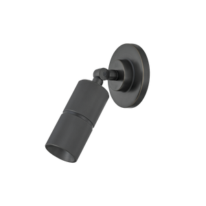 Truett Wall Sconce in dark bronze shown from a second angle to highlight the arm curve and shade silhouette.