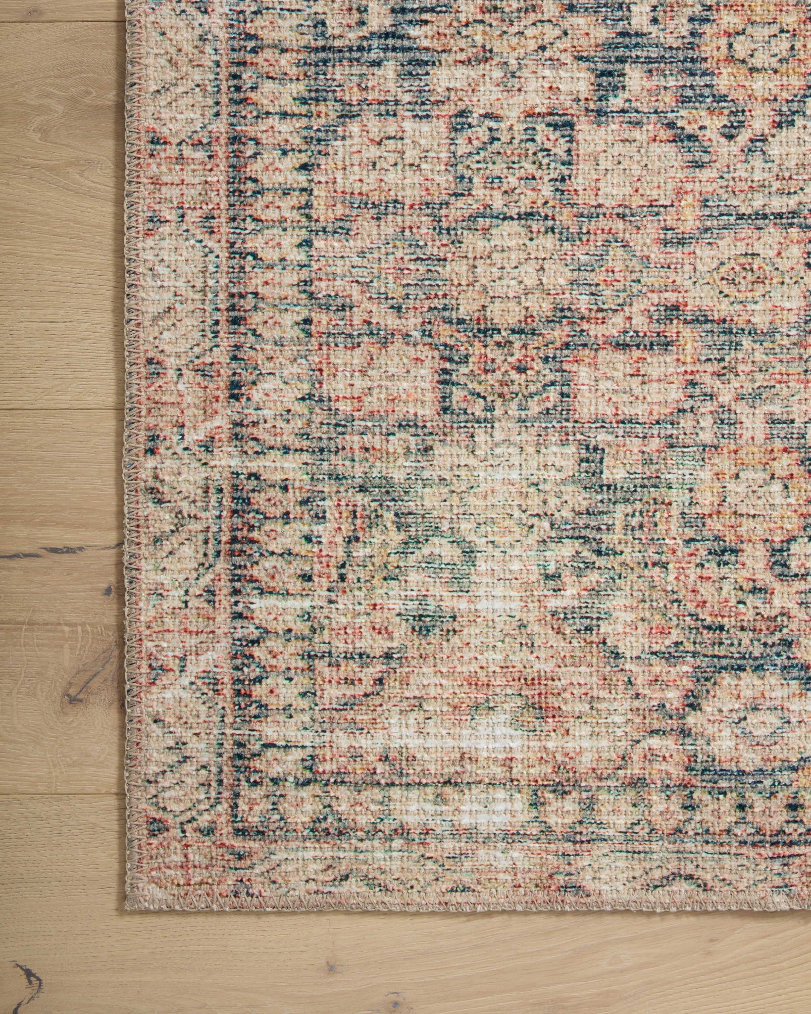 Aubrey Navy / Multi shown from a different angle to reveal its pattern.