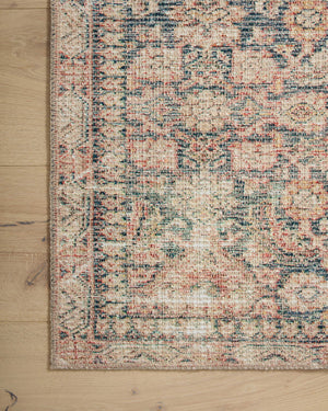 Aubrey Navy / Multi shown from a different angle to reveal its pattern.