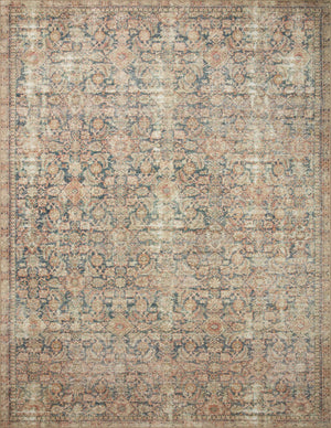 Aubrey Navy / Multi — a Loloi rug at Laurie Yapp Home.