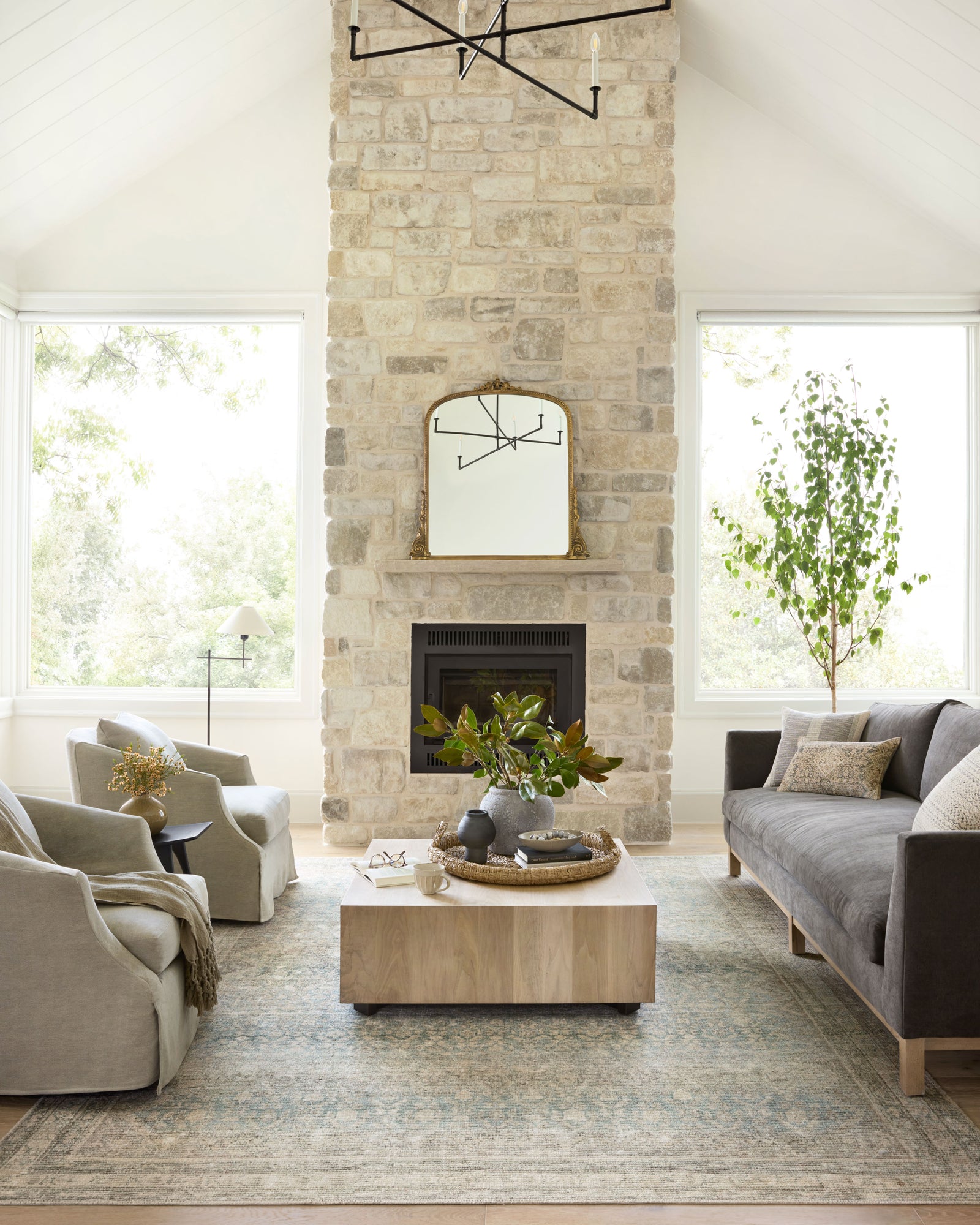 Aubrey Jade / Natural — a Loloi rug at Laurie Yapp Home.