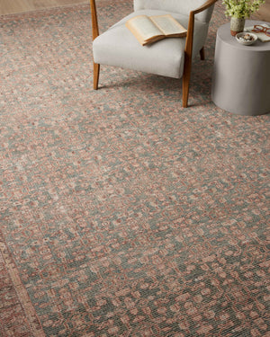 Aubrey Blue / Terracotta shown from another angle.