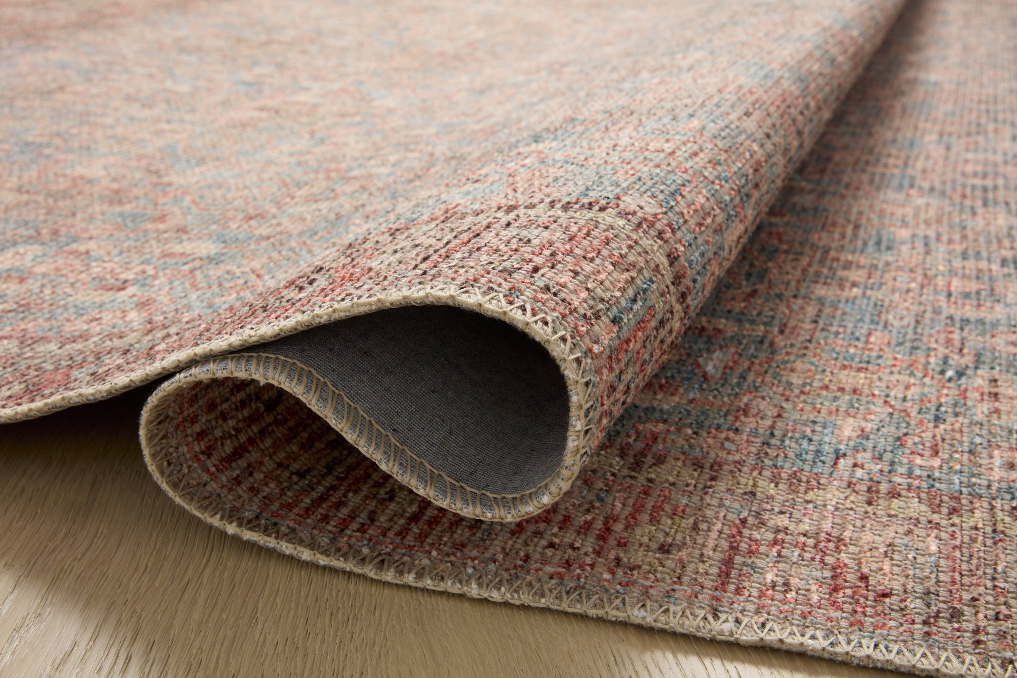 Aubrey Blue / Terracotta shown from another angle.