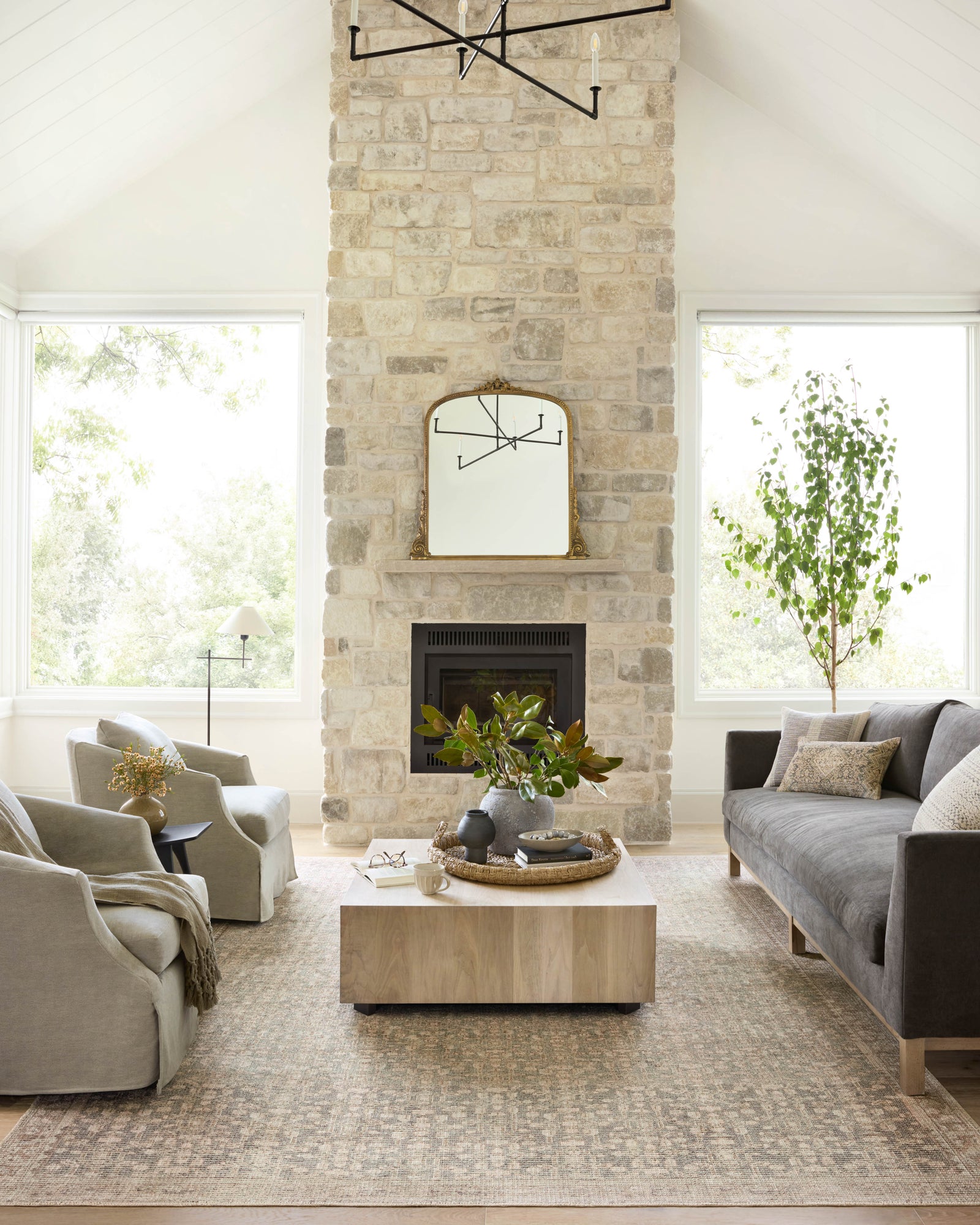 Aubrey Sage / Bark — a Loloi rug at Laurie Yapp Home.
