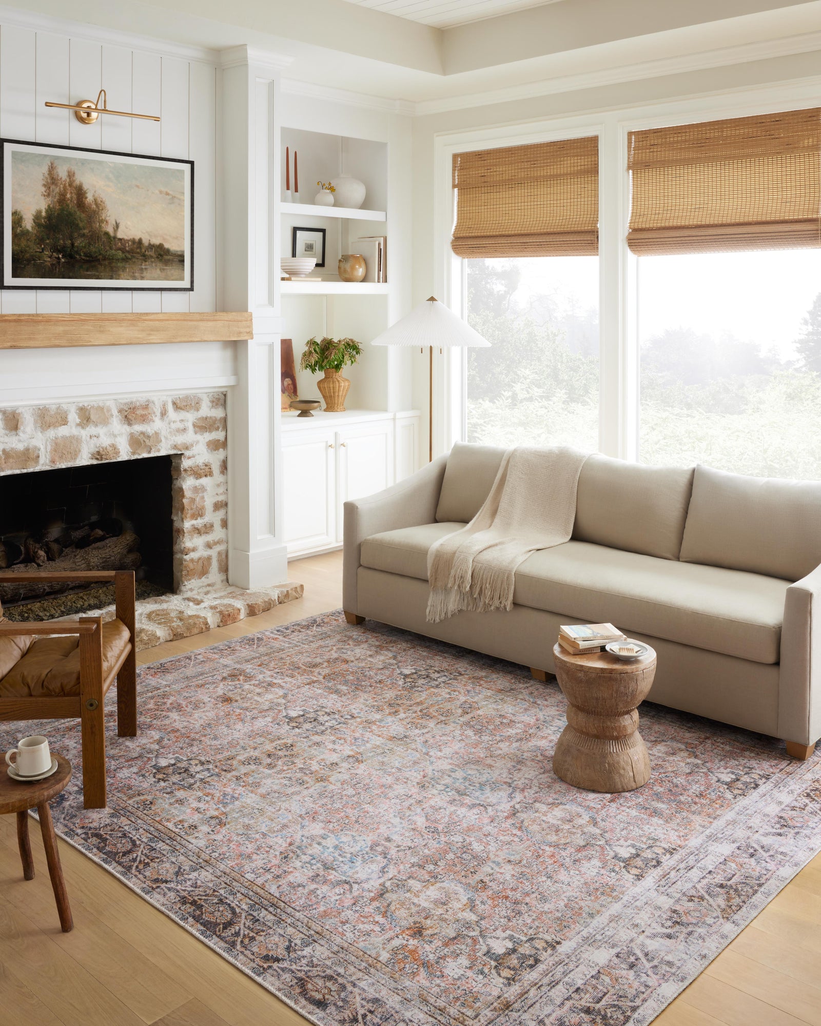 Adrian Sunset / Charcoal — a Loloi rug at Laurie Yapp Home.