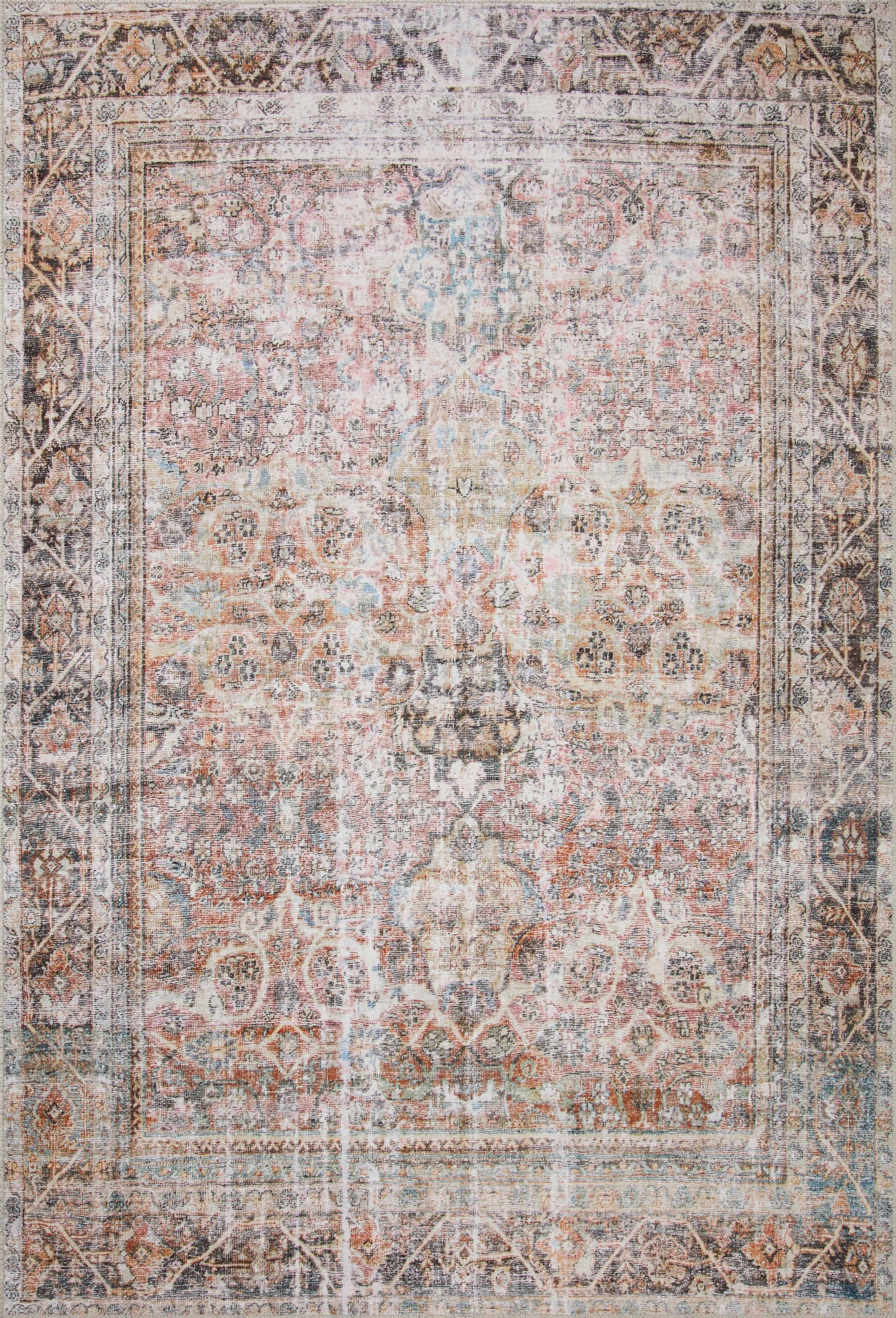 Adrian Sunset / Charcoal — a Loloi rug at Laurie Yapp Home.
