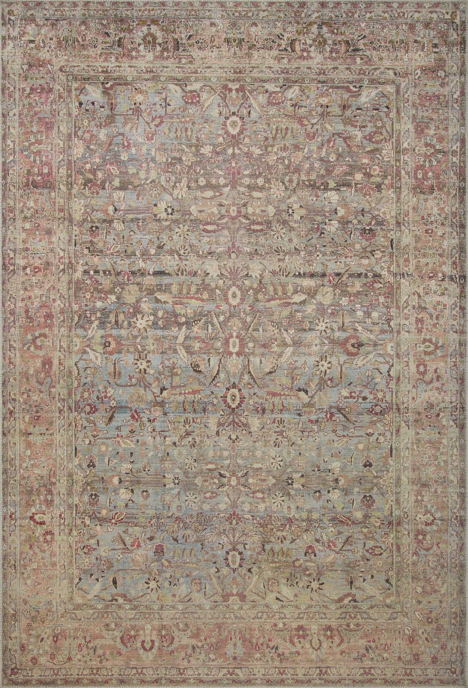Adrian Ocean / Clay — a Loloi rug at Laurie Yapp Home.