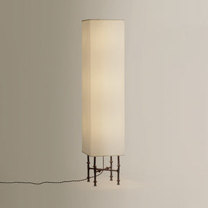 Cy Floor Lamp shown from a second angle to highlight the stem, base, and shade proportions.
