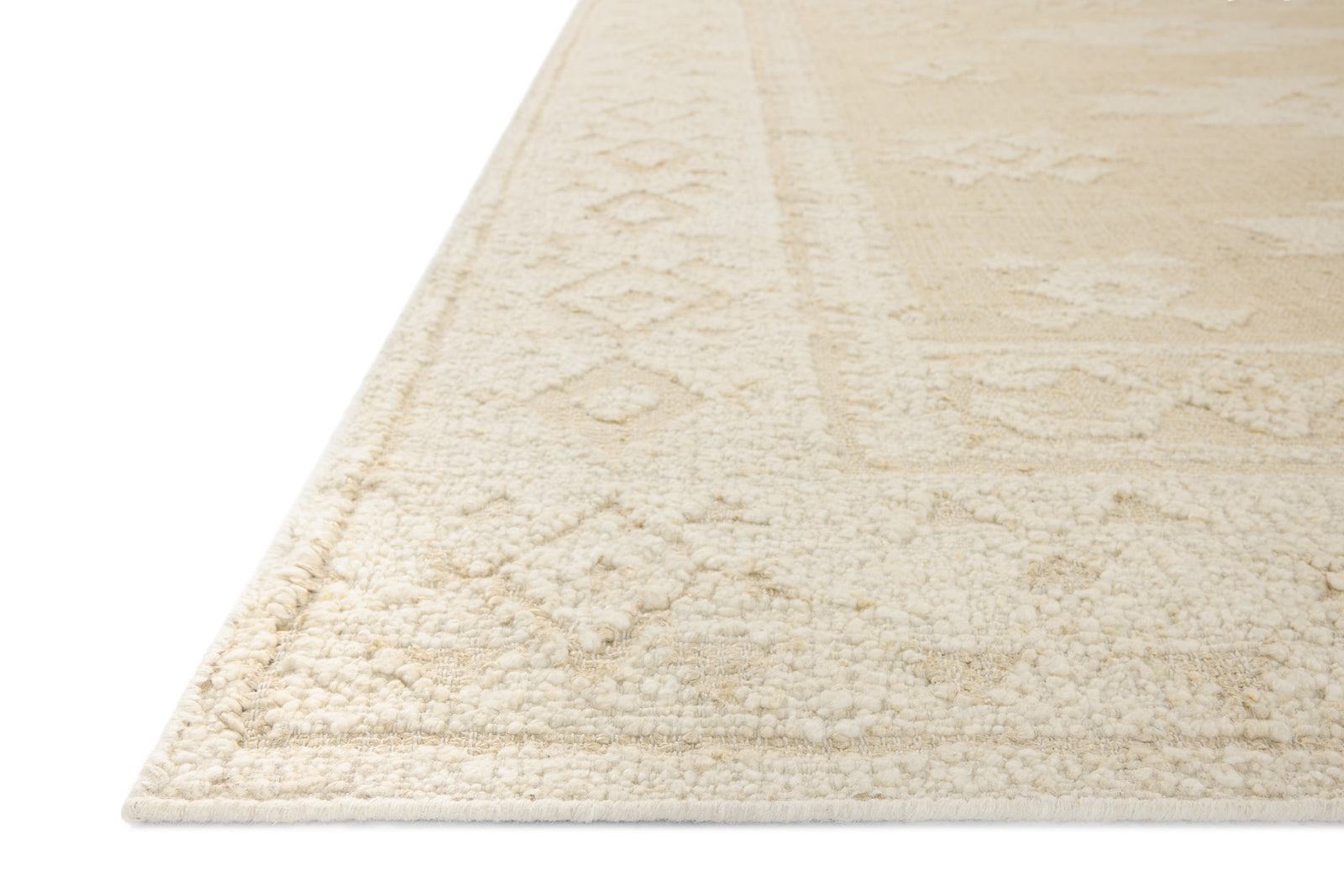 Alara Ivory / Natural (Pattern 1) — a Loloi rug at Laurie Yapp Home.
