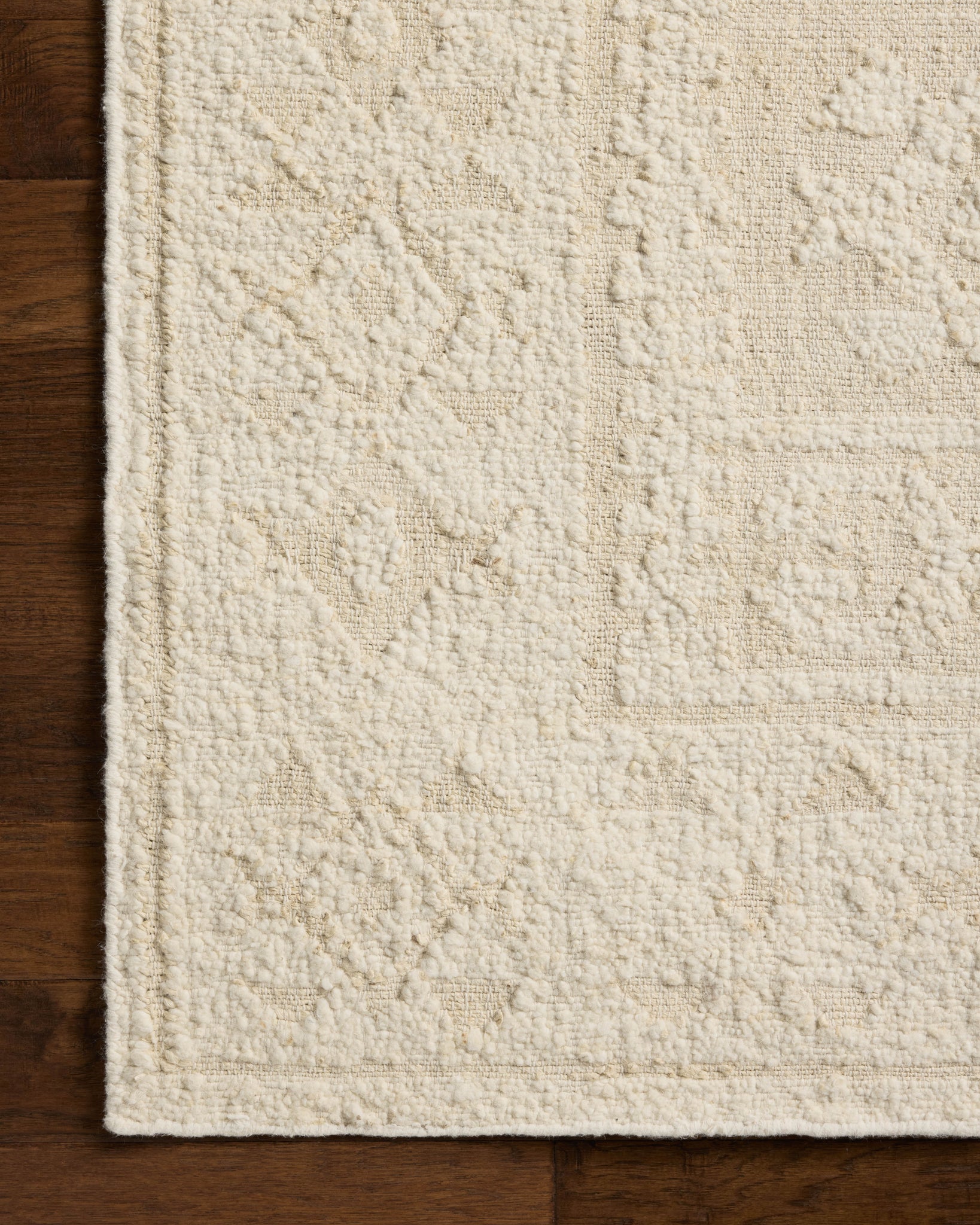 Alara Ivory / Natural (Pattern 1) shown from another angle.