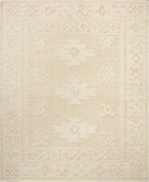 Alara Ivory / Natural (Pattern 1) — a Loloi rug at Laurie Yapp Home.