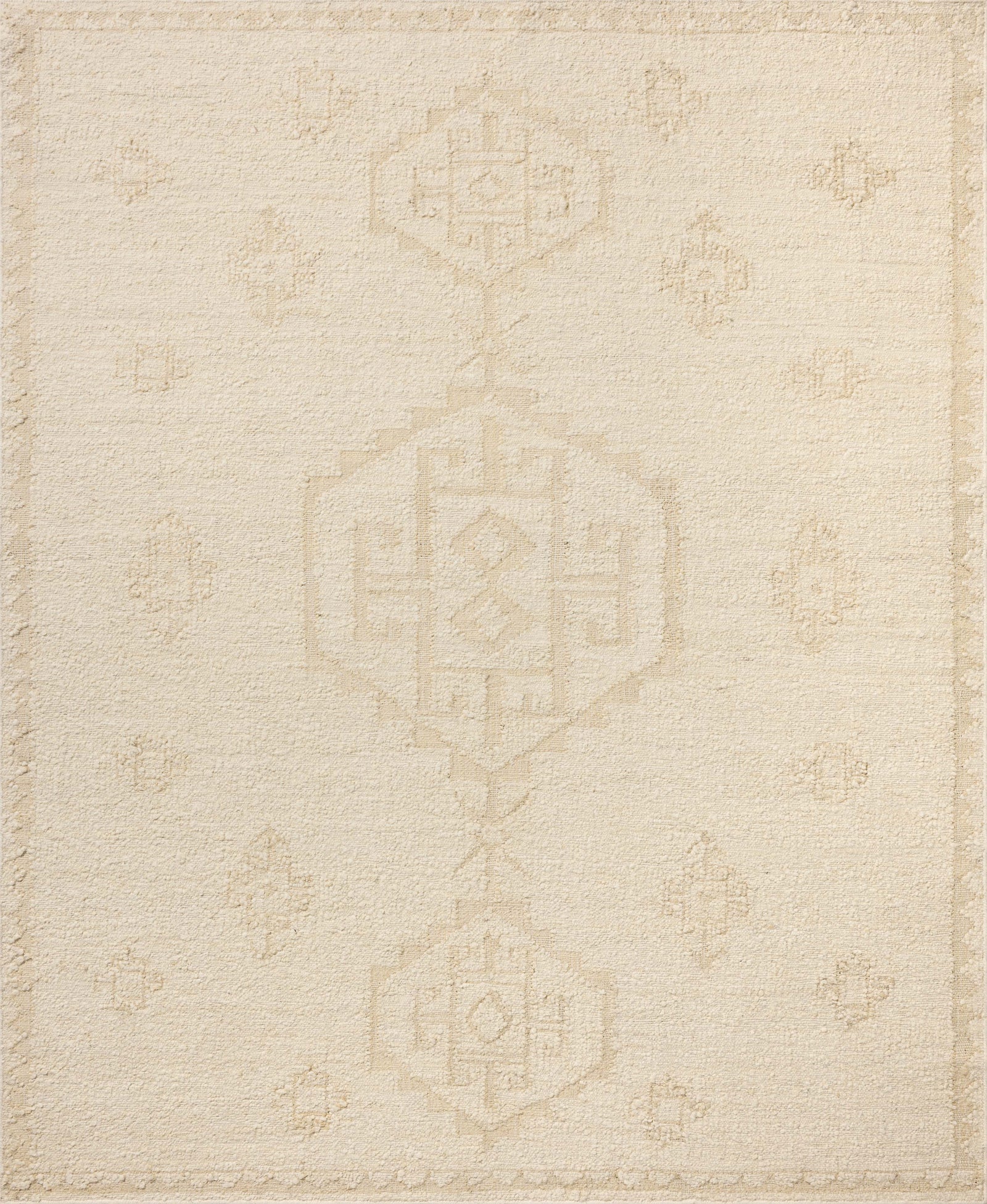 Alara Ivory / Natural (Pattern 2) — a Loloi rug at Laurie Yapp Home.