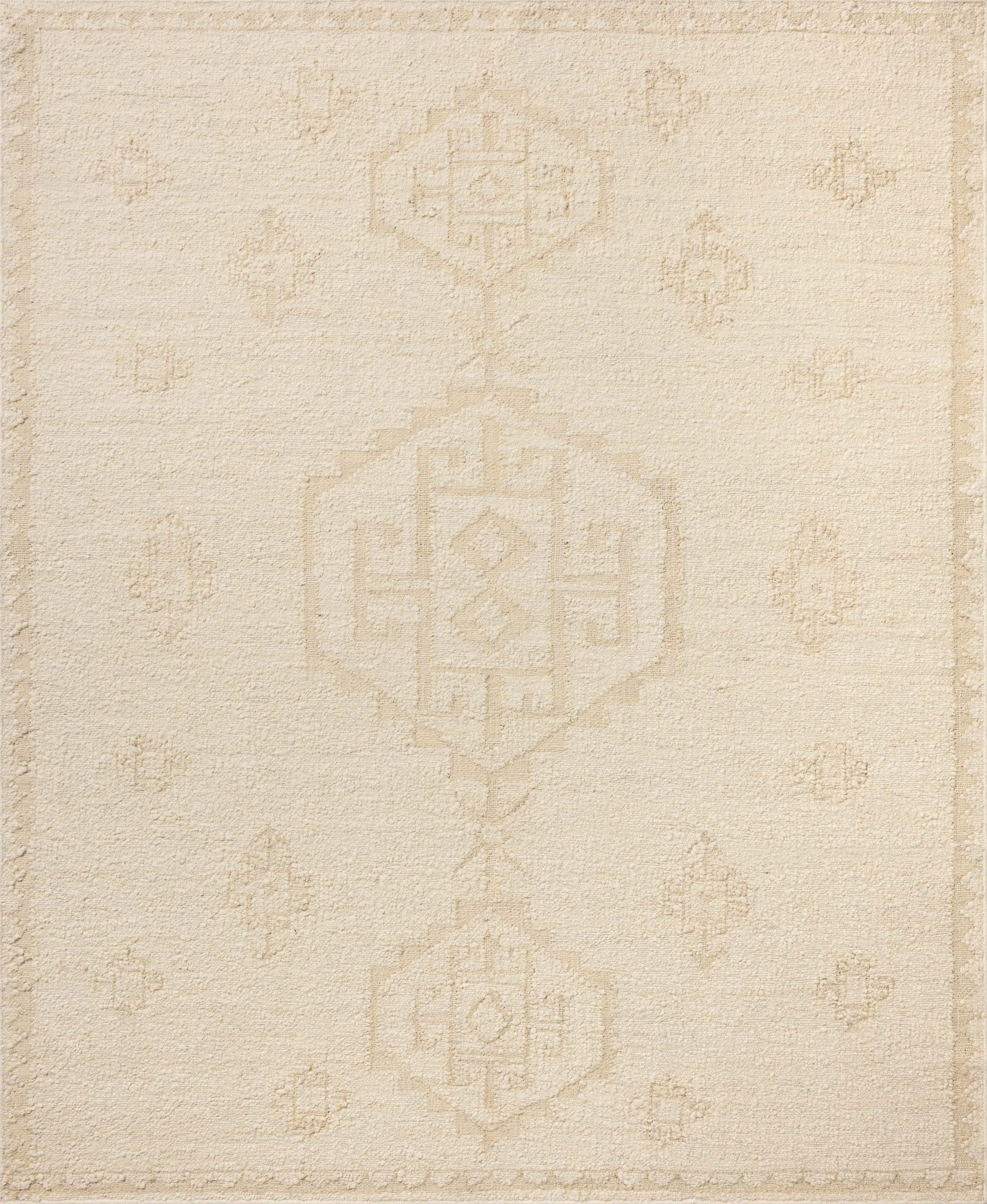 Alara Ivory / Natural (Pattern 2) — a Loloi rug at Laurie Yapp Home.