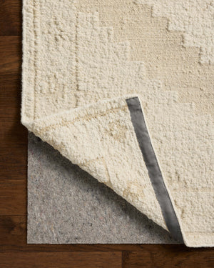 Alara Ivory / Natural (Pattern 3) shown from a different angle to reveal its pattern.
