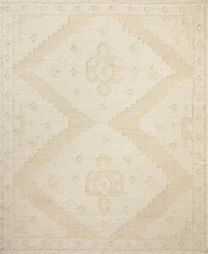 Alara Ivory / Natural (Pattern 3) — a Loloi rug at Laurie Yapp Home.