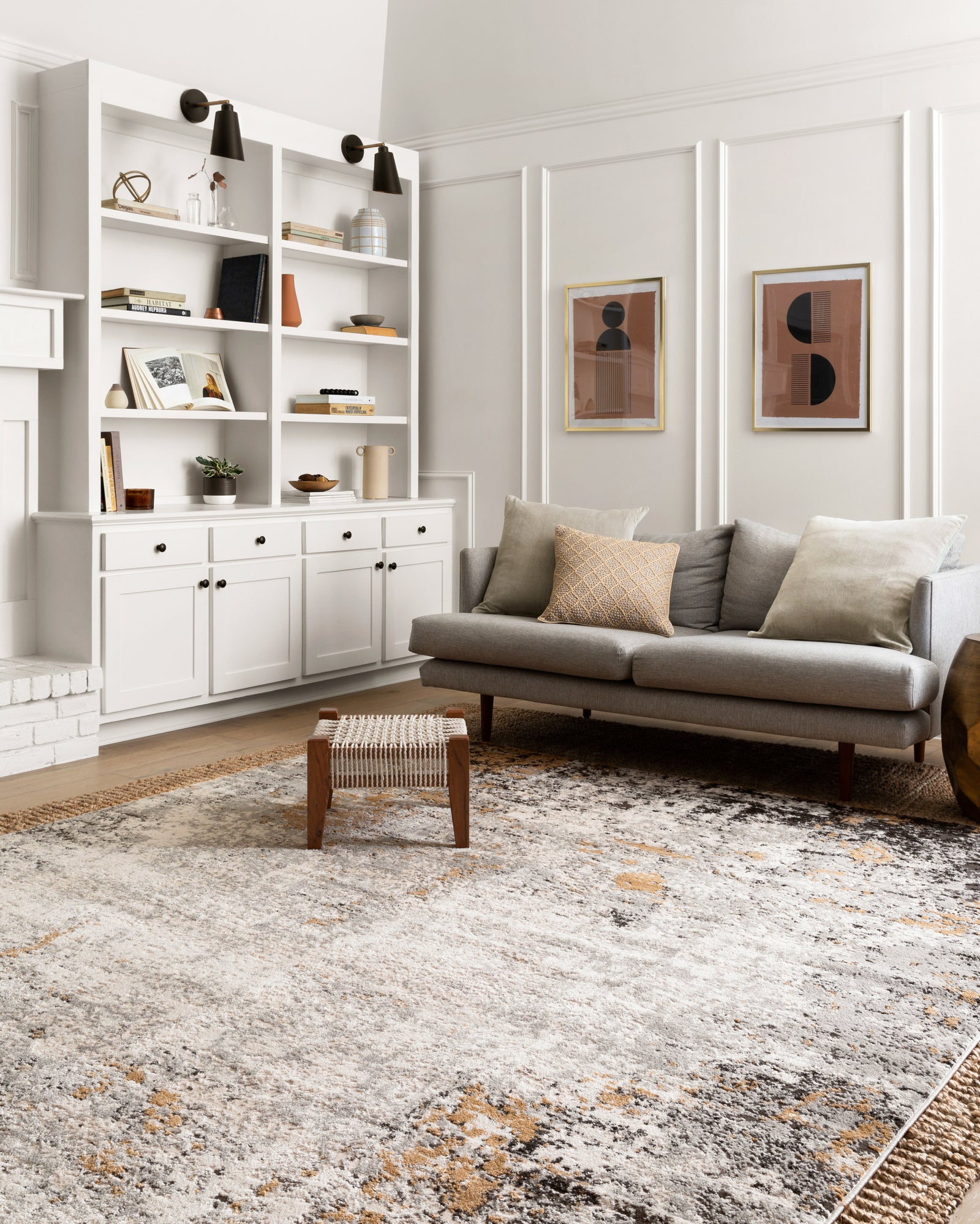 Alchemy Granite / Gold — a Loloi rug at Laurie Yapp Home.