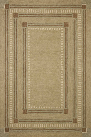 Alfie Green / Natural — a Loloi rug at Laurie Yapp Home.