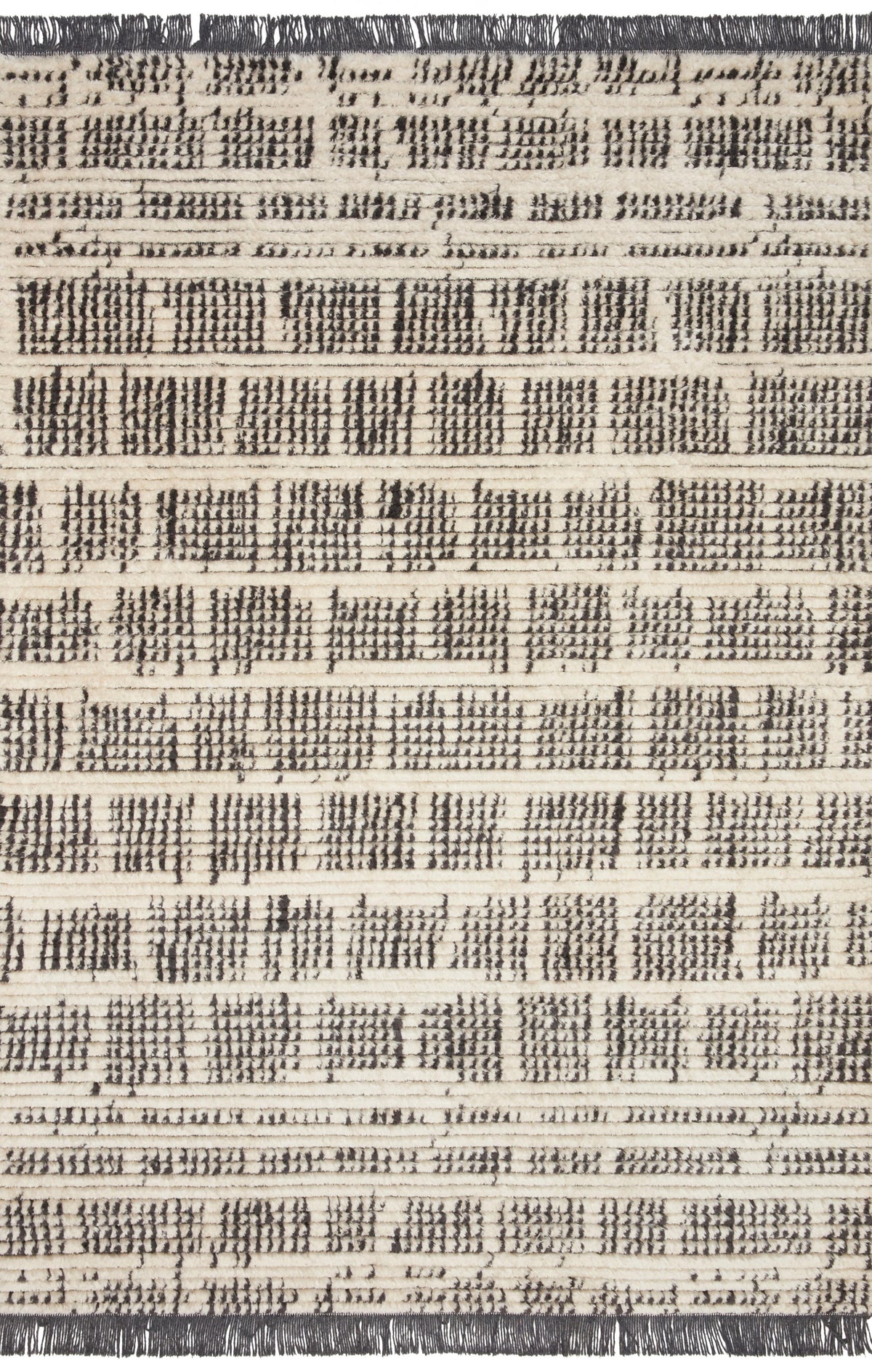 Alice Cream / Charcoal by Chris Loves Julia x Loloi (Pattern 2) — a Loloi rug at Laurie Yapp Home.