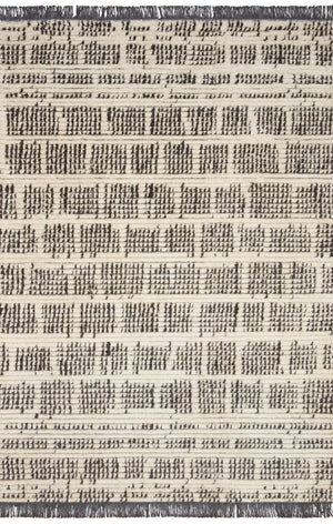 Alice Cream / Charcoal by Chris Loves Julia x Loloi (Pattern 2) — a Loloi rug at Laurie Yapp Home.
