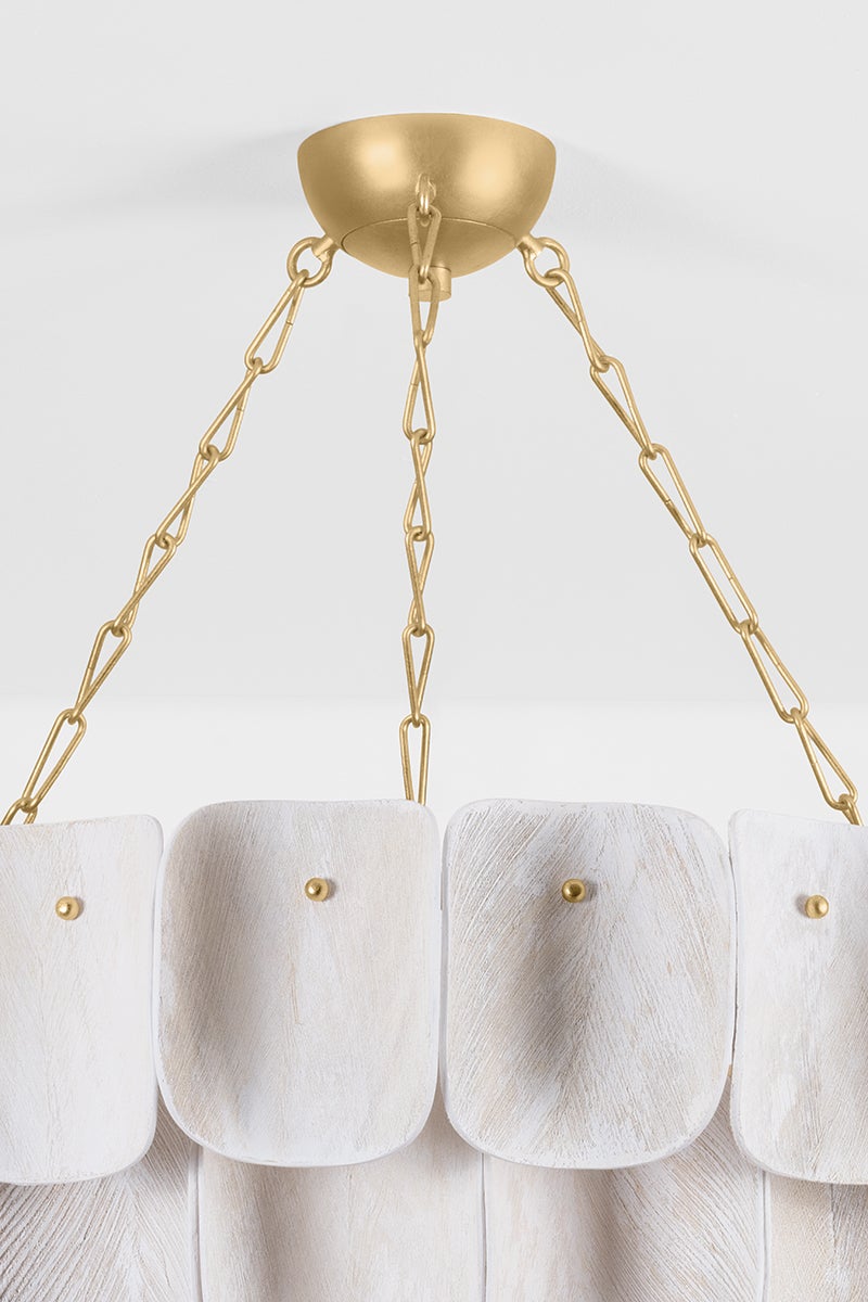 Amalfi Chandelier 41" — a Hudson Valley chandelier for dining rooms, entries, and living rooms at Laurie Yapp Home.