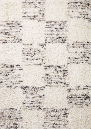 Amira Ivory / Granite — a Loloi rug at Laurie Yapp Home.