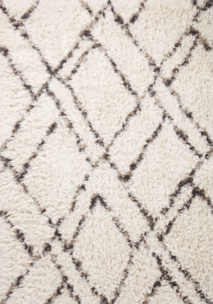 Amira Ivory / Bark — a Loloi rug at Laurie Yapp Home.