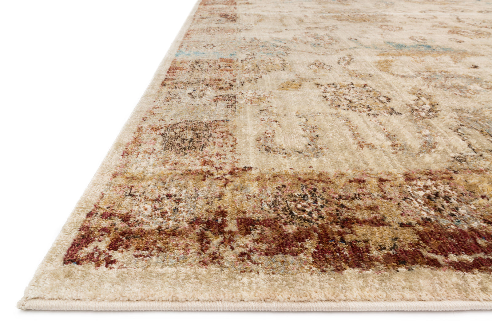 Anastasia Ivory / Rust — a Loloi rug at Laurie Yapp Home.