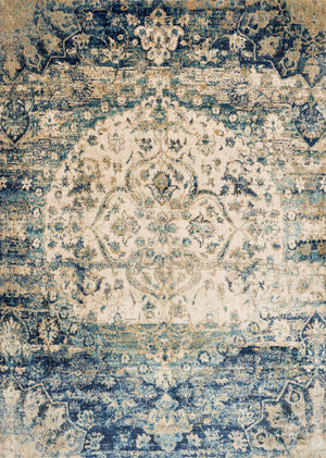 Anastasia Blue / Ivory — a Loloi rug at Laurie Yapp Home.